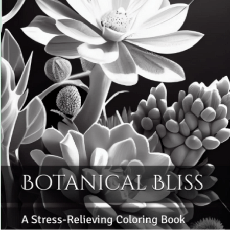 Botanical Bliss coloring book