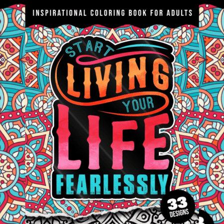 Inspirational Coloring Book For Adults