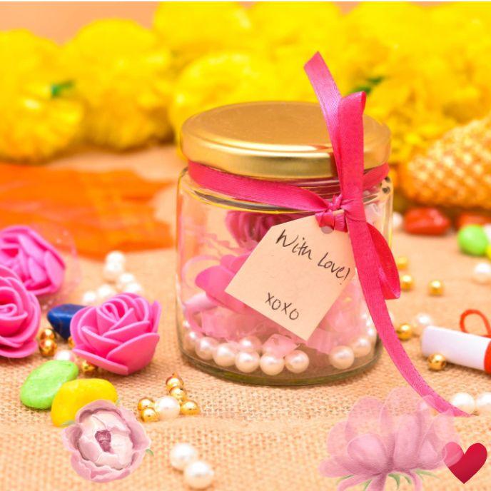 Gifting Glass Jar for Delivering Love Letters,