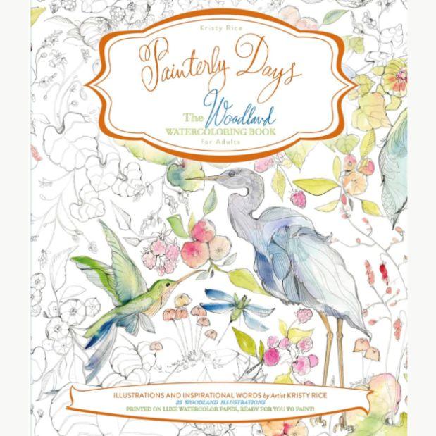 The Woodland Watercoloring Book for Adults