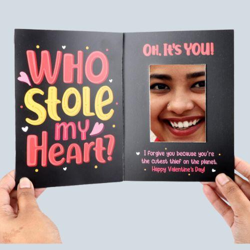 Valentine Day Greeting Card - Mirror Card